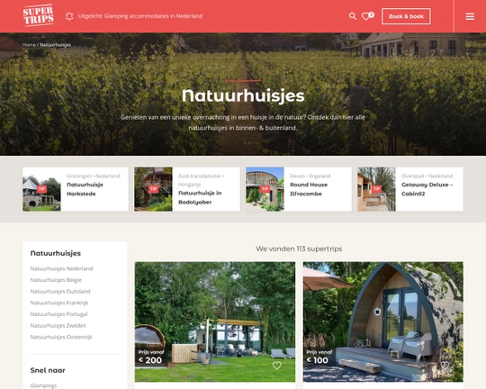 Supertrips Natuurhuisjes Logo